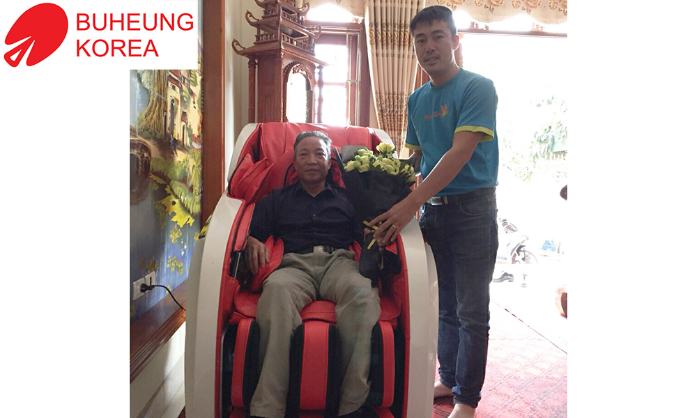 Chúc mừng Bác Phương (Văn Giang - Hưng Yên) đã mua sản phẩm ghế Massage Buheung MK-9000