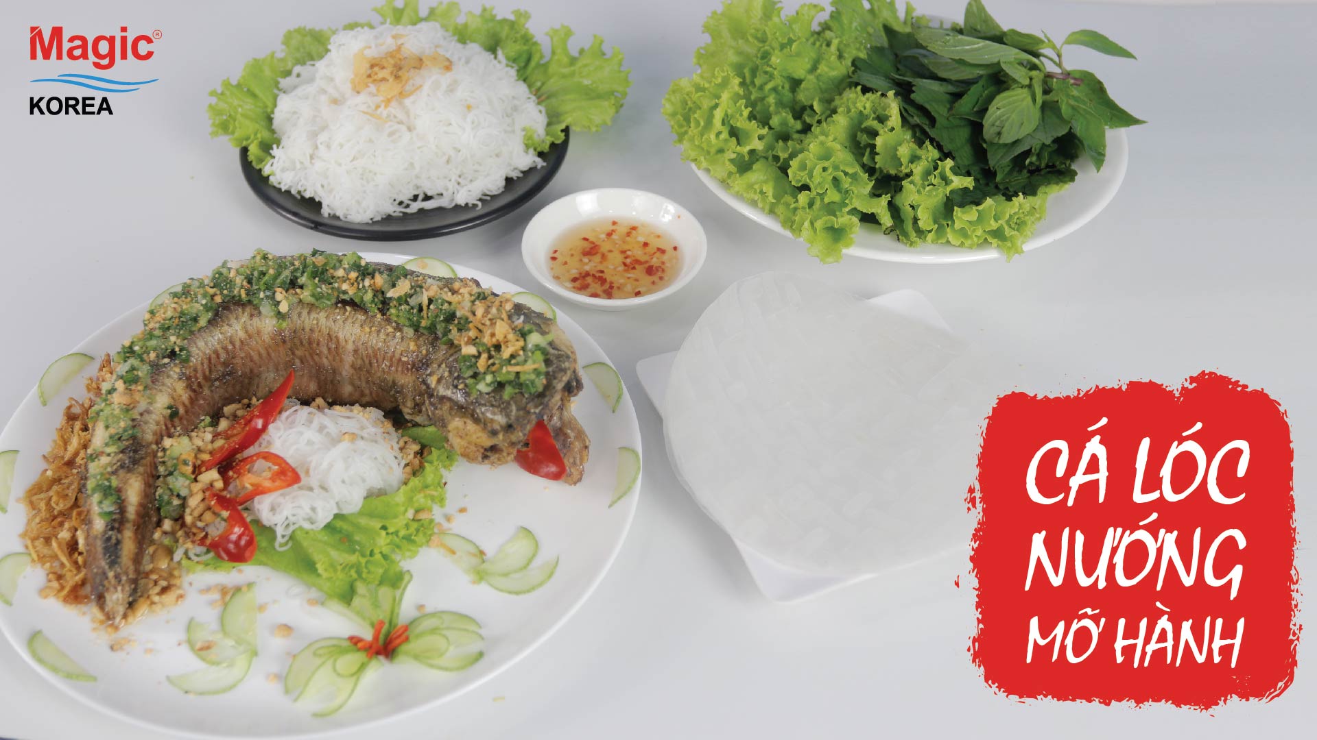 Hướng dẫn làm Cá lóc nướng mỡ hành bằng Nồi chiên không dầu