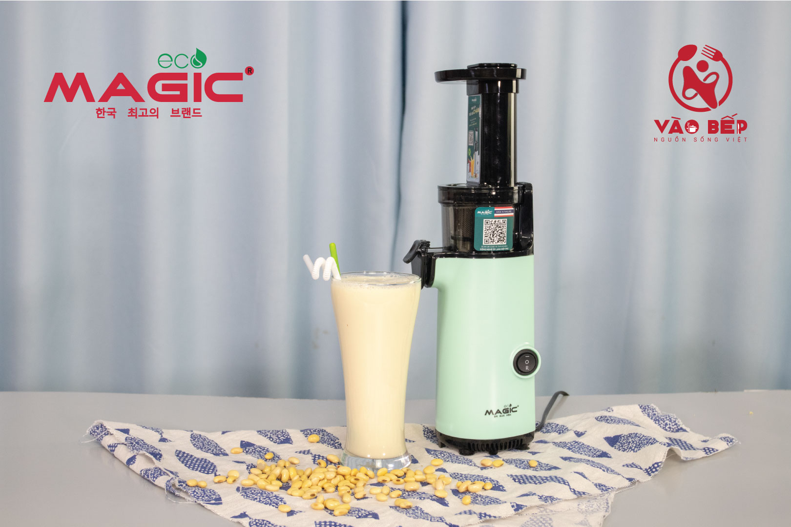 Hướng dẫn làm ép đậu nành phòng bệnh Alzheimer bằng Máy ép chậm thế hệ mới Magic Eco AC – 131