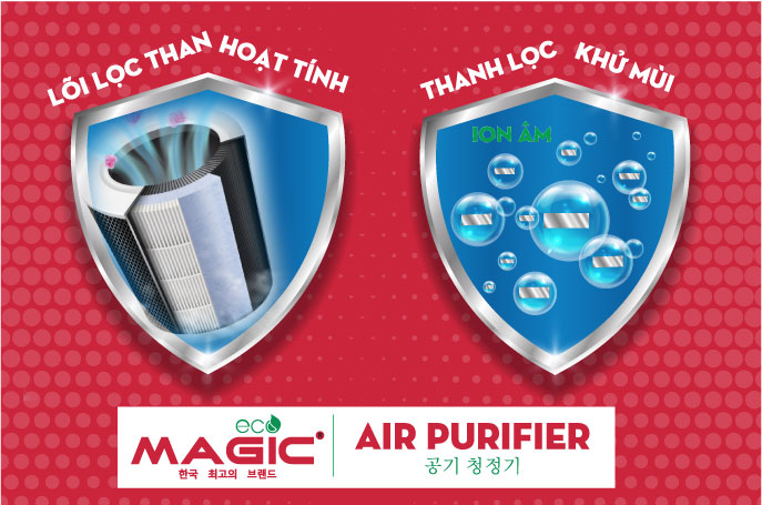 Lọc không khí hiệu quả với than hoạt tính