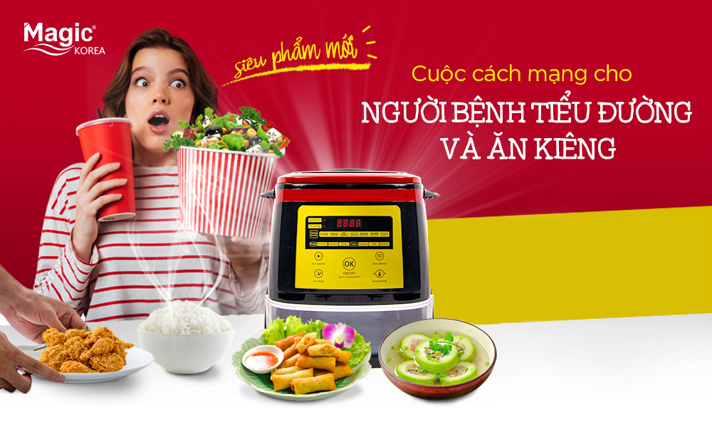 Nồi cơm tách đường hỗ trợ cho người tiểu đường tuýp 1 như thế nào?