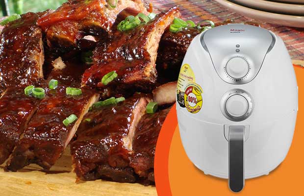 Hướng dẫn làm sườn nướng bằng nồi chiên nướng Magic A-78