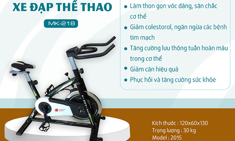 Những lợi ích của xe đạp tập thể dục tại nhà
