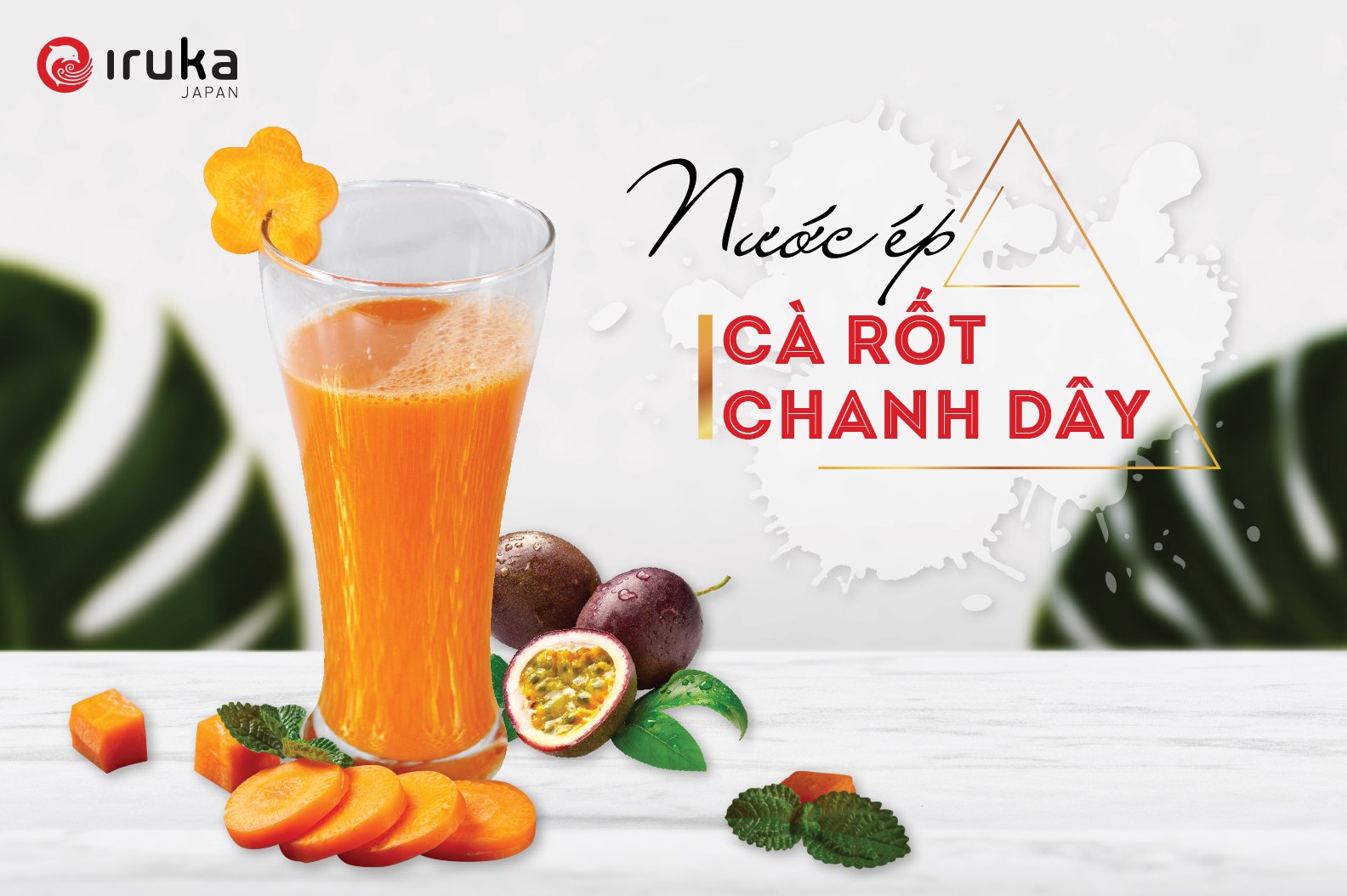 Hướng dẫn làm Nước ép cà rốt chanh dây bằng Máy ép chậm Iruka I-52