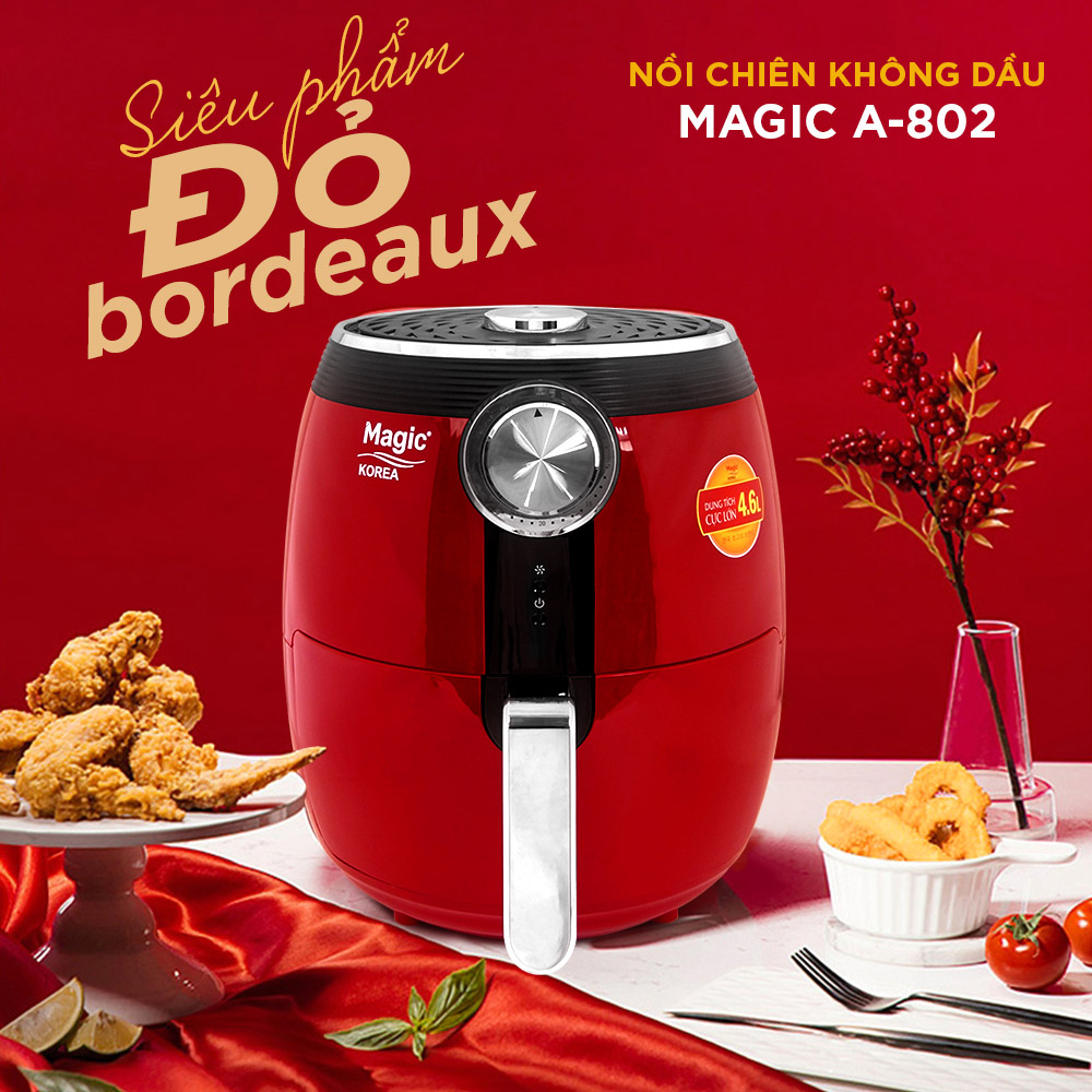 MAGIC - Nồi chiên không dầu Magic  A-802 (4.6L)