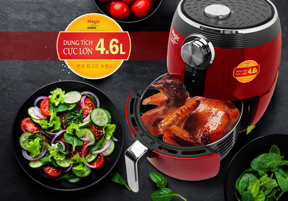 MAGIC - Nồi chiên không dầu Magic  A-802 (4.6L)