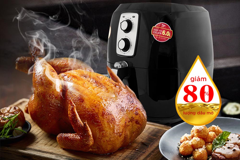 Nồi chiên không dầu Magic A-83 (6L)