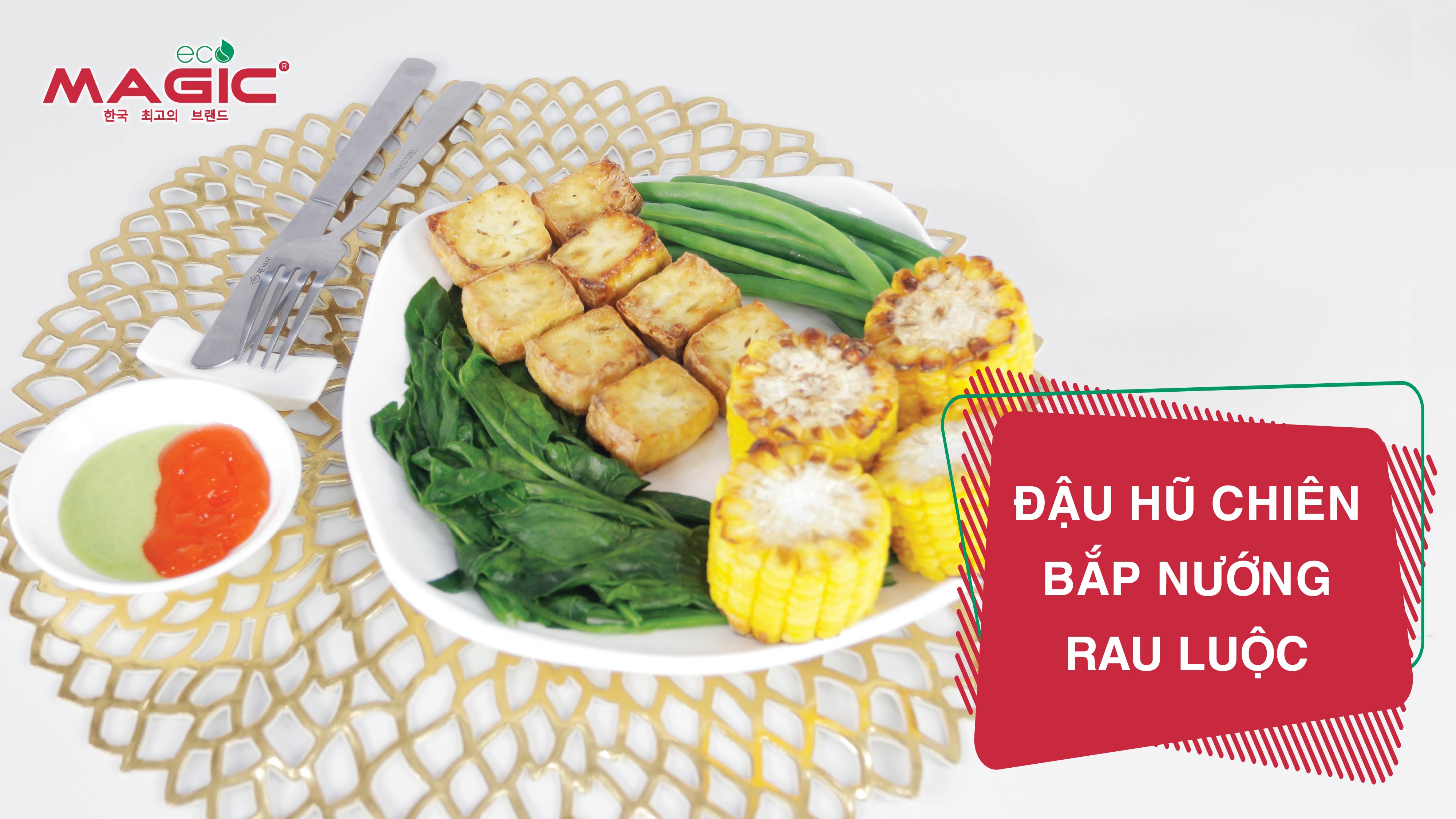 Thực Đơn Eat Clean Day 6: Đậu Hũ Chiên - Bắp Nướng - Rau Luộc Www.Dodunggiadinh.Vn