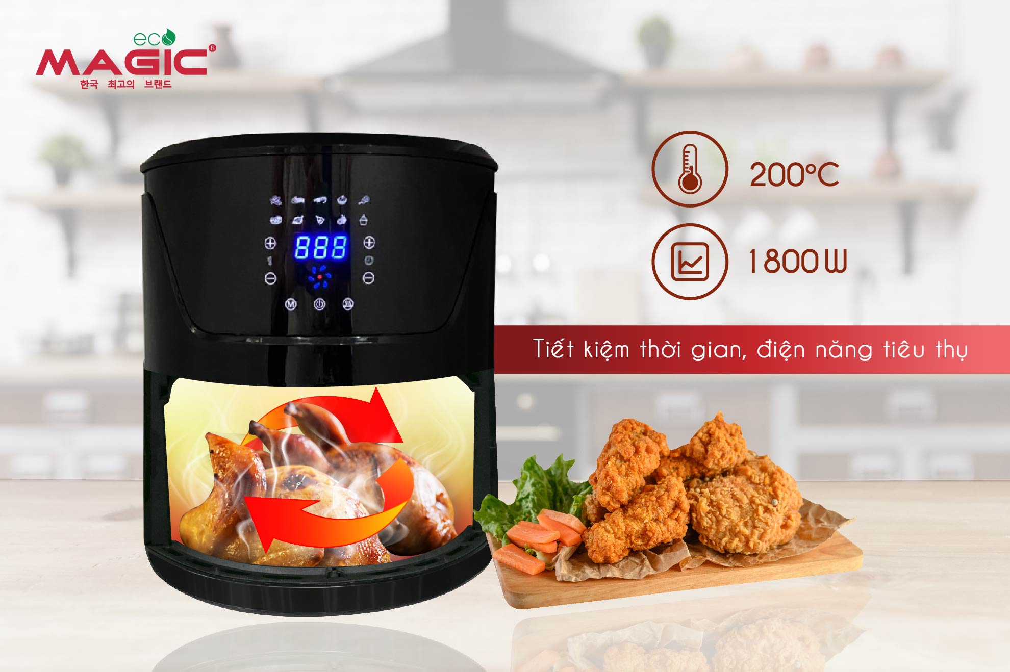 noi chien nuong khong dau magic eco ac 121 03