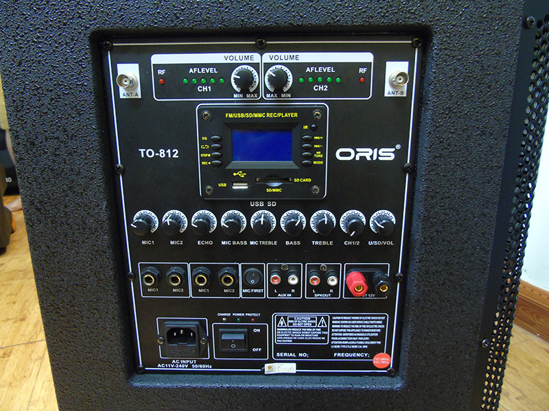 Loa kéo di động Oris TO 812