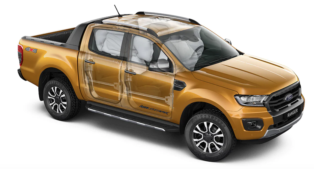 he thong 6 tui khi của ford ranger