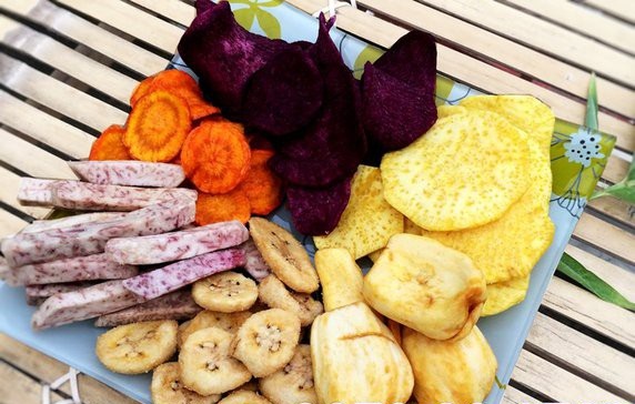 Kết quả hình ảnh cho rau cá»§ sấy Äà lạt