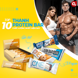 Top 10 thanh Protein Bar vị ngon, giá tốt, chất lượng nhất hiện nay