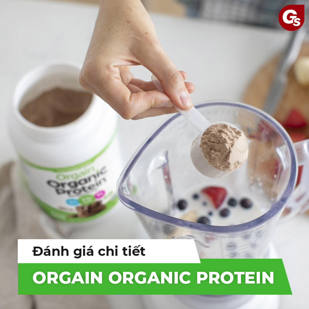 Đánh giá chi tiết bột Protein thực vật hữu cơ Orgain Organic Protein