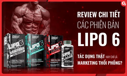 Lipo 6 Black đốt mỡ siêu tốc? Tác dụng thật hay chỉ là Marketing thổi phồng