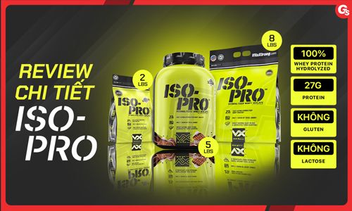 Review đánh giá Whey ISO Pro có tốt không? Giá bao nhiêu và mua ở đâu?