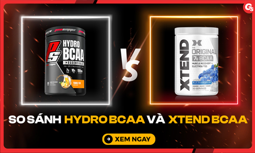 So sánh đánh giá Hydro BCAA và Xtend BCAA: Loại nào tốt?