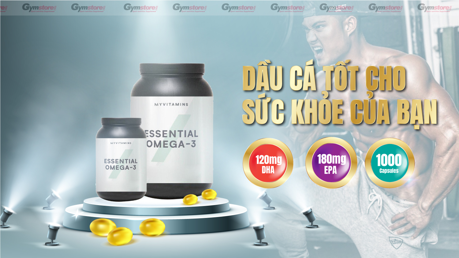 Myprotein-Omega3-1000v-bảo-vệ-sức-khỏe-toàn-diện-gymstore