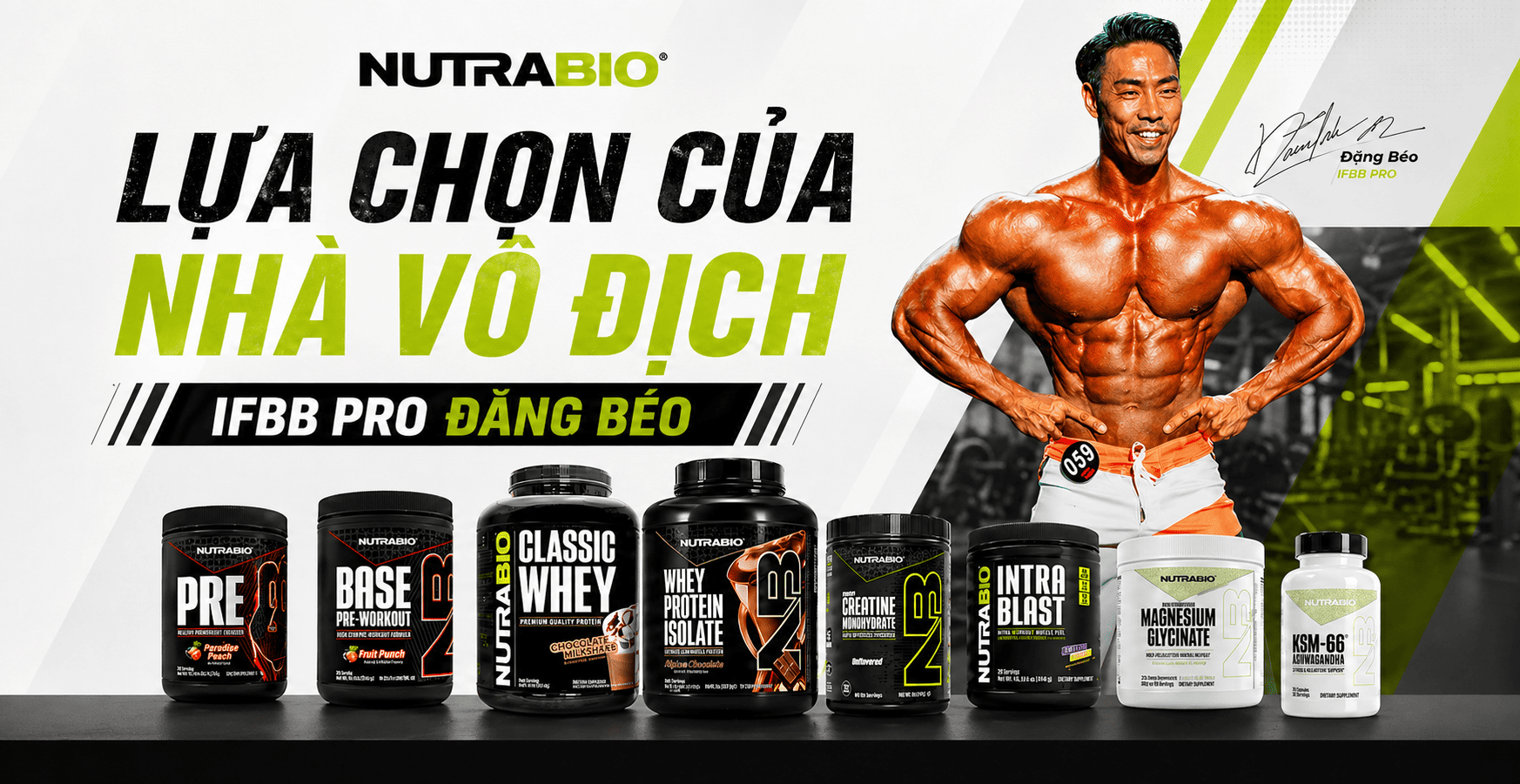 NutraBio - Thương Hiệu Thực Phẩm Bổ Sung HÀNG ĐẦU TẠI HOA KỲ