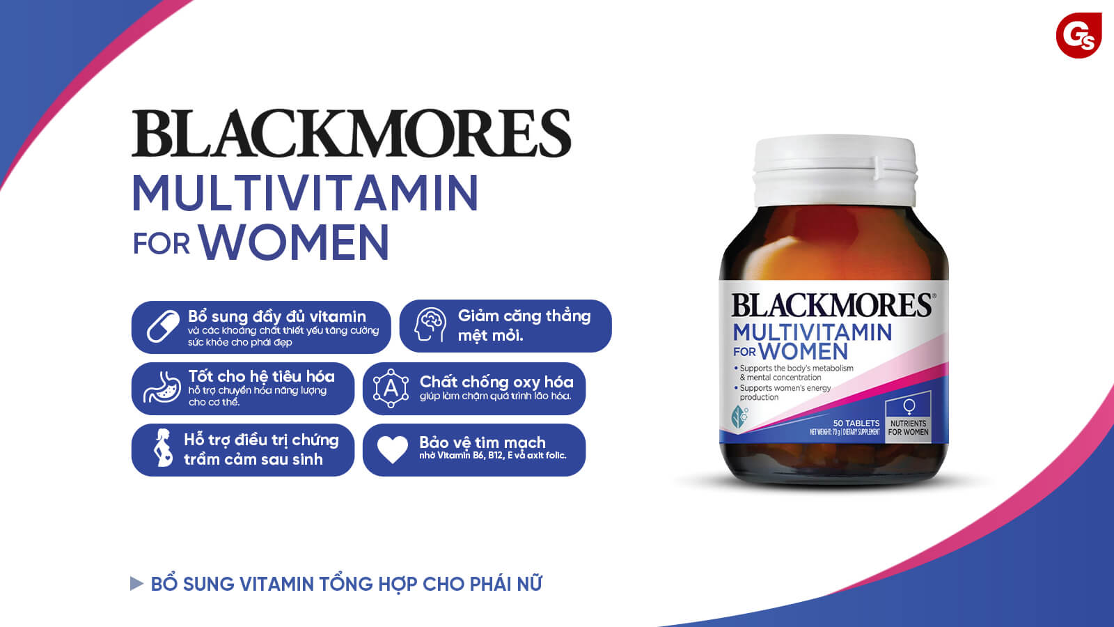 Blackmores Multivitamin For Women - Giá Tốt Nhất Thị Trường
