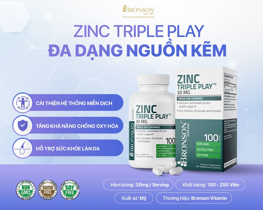Bronson Zinc Triple Play