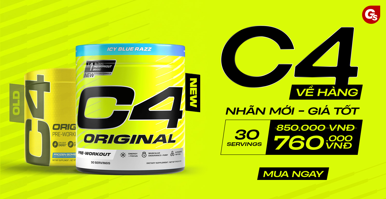 Pre-Workout Chính Hãng - Giá Tốt Nhất Thị Trường - GymStore