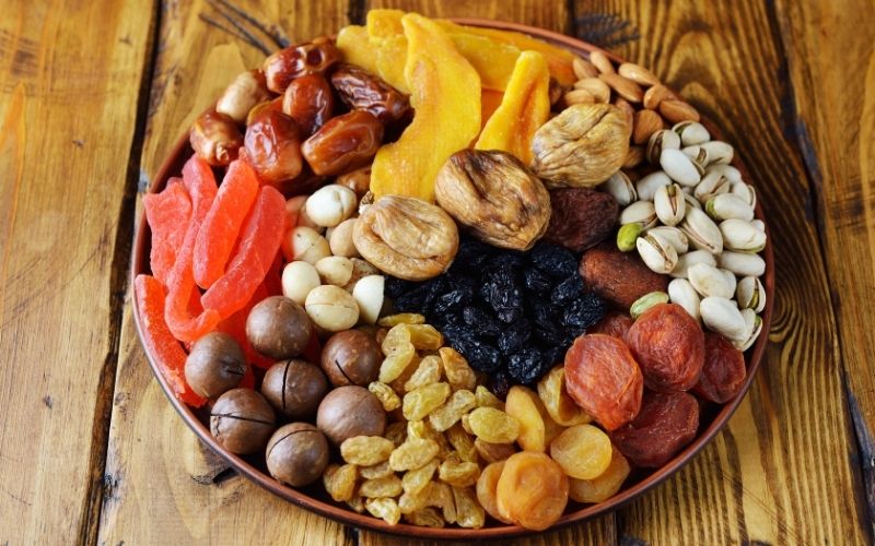 Các loại hạt và bơ được làm từ hạt 