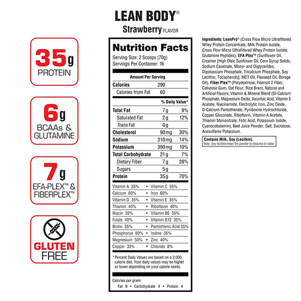 Labrada Lean Body MRP 4.63 Lbs - 30 Servings - Giá Tốt Nhất