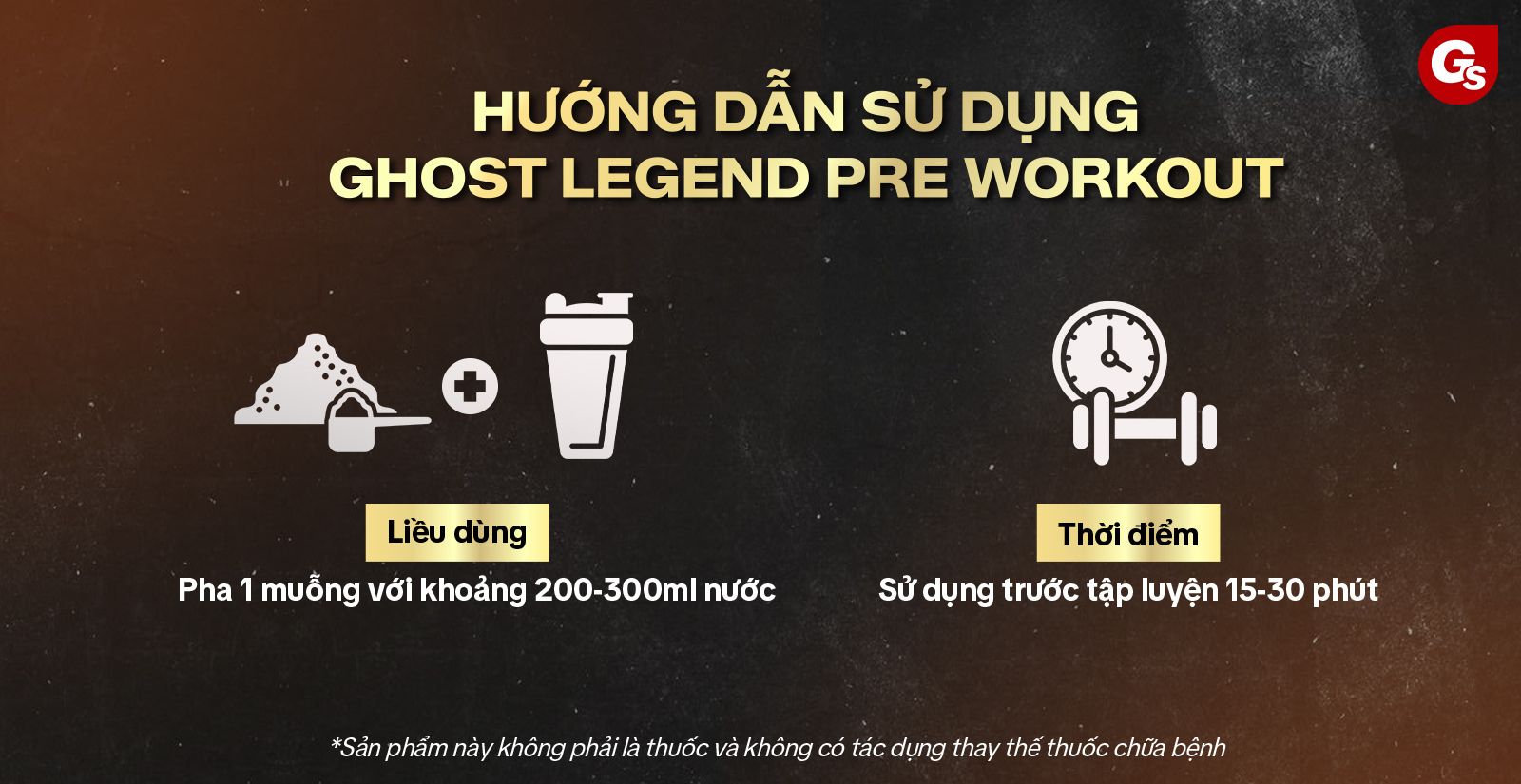 Ghost Legend Pre Workout Cách Dùng