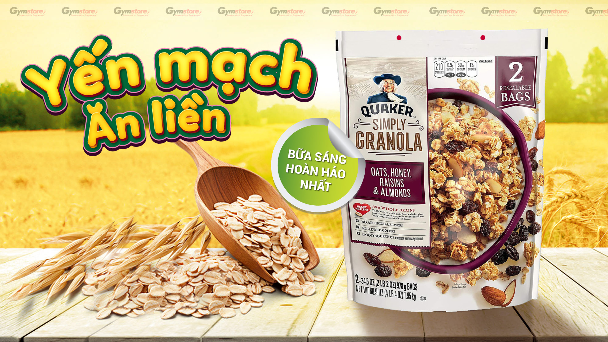 Granola-Oat-yến-mạch-ăn-liền-gymstore