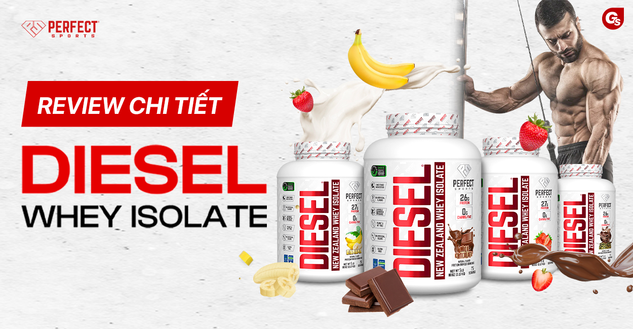 Review đánh giá Diesel Whey Isolate có tốt không?