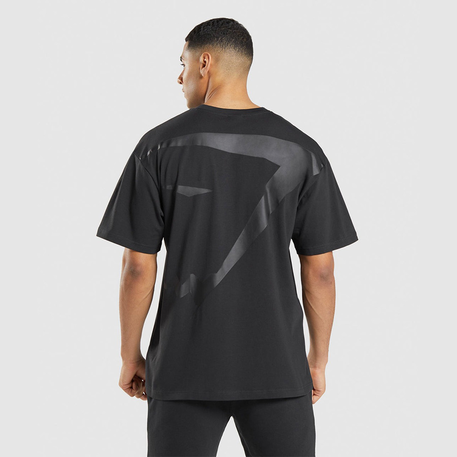 Áo Gymshark Essential Oversized T-Shirt ao-gymshark-essential-oversized-t-shirt-đen-xl