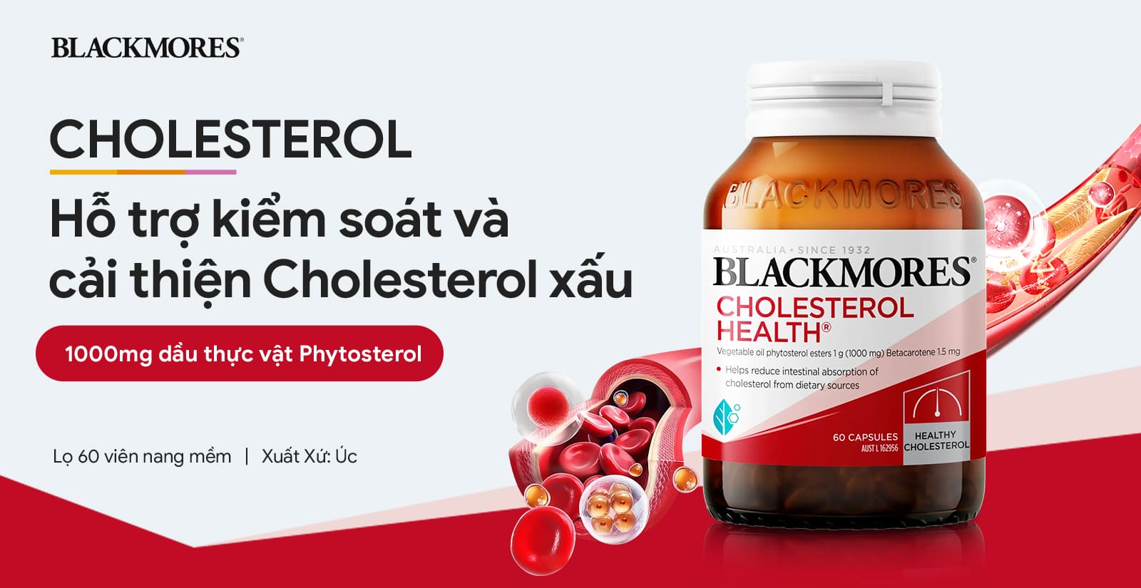 Blackmores Cholesterol Heath, 60 Capsules