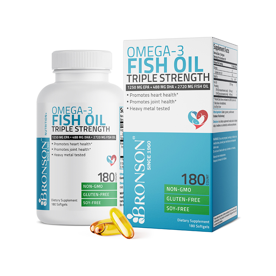 Bronson Omega-3 Fish Oil EPA DHA Triple Strength - 2,720 mg bronson-omega-3-fish-oil-epa-dha-triple-strength-2720-mg
