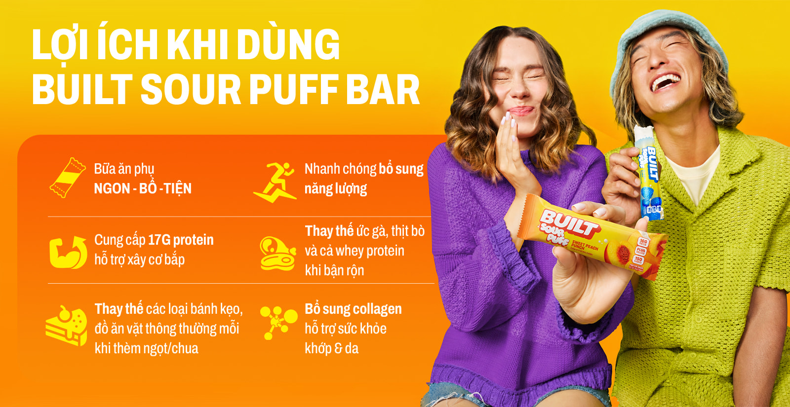 Built Sour Puff Bar Lợi Ích