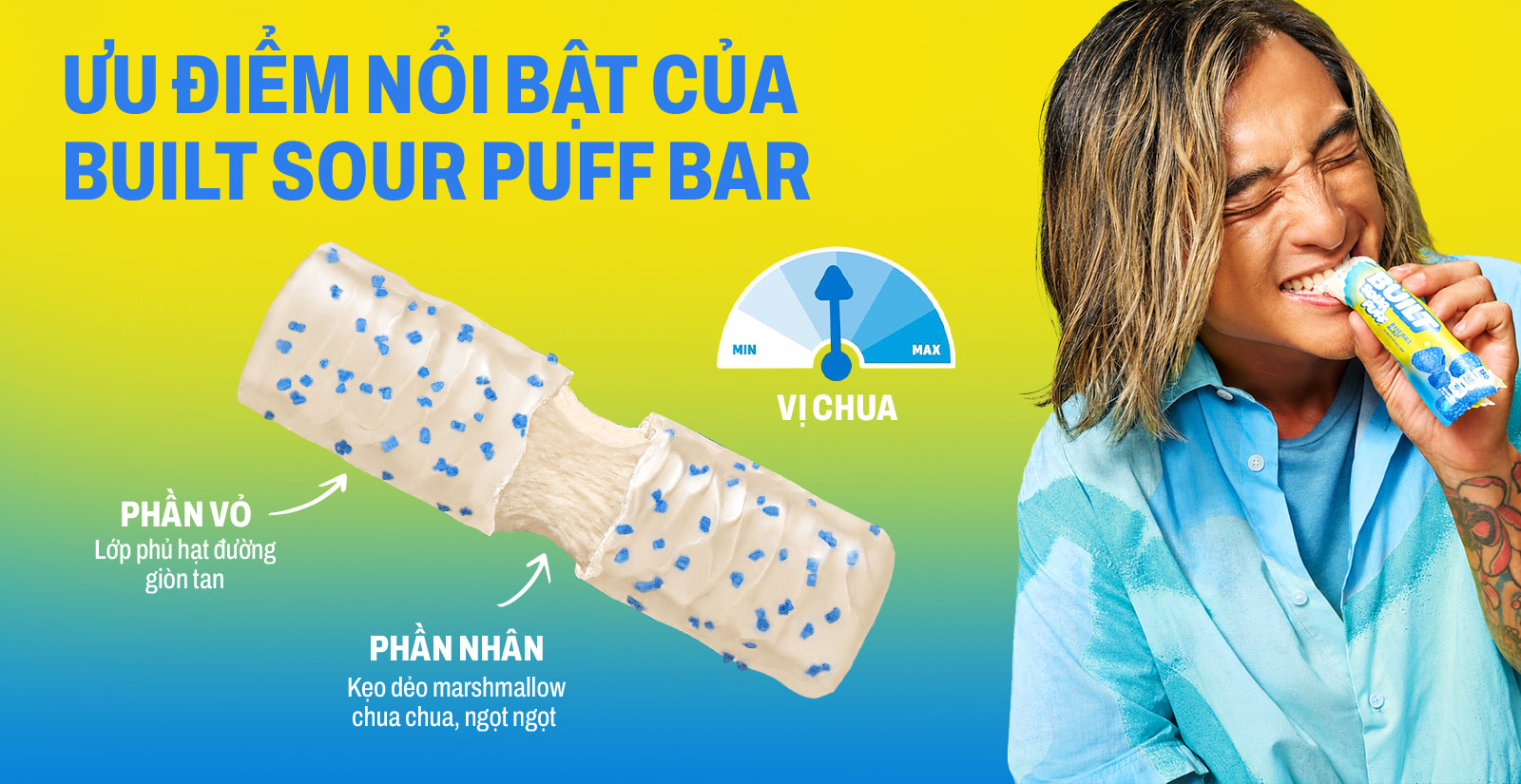 Built Sour Puff Bar Ưu Điểm