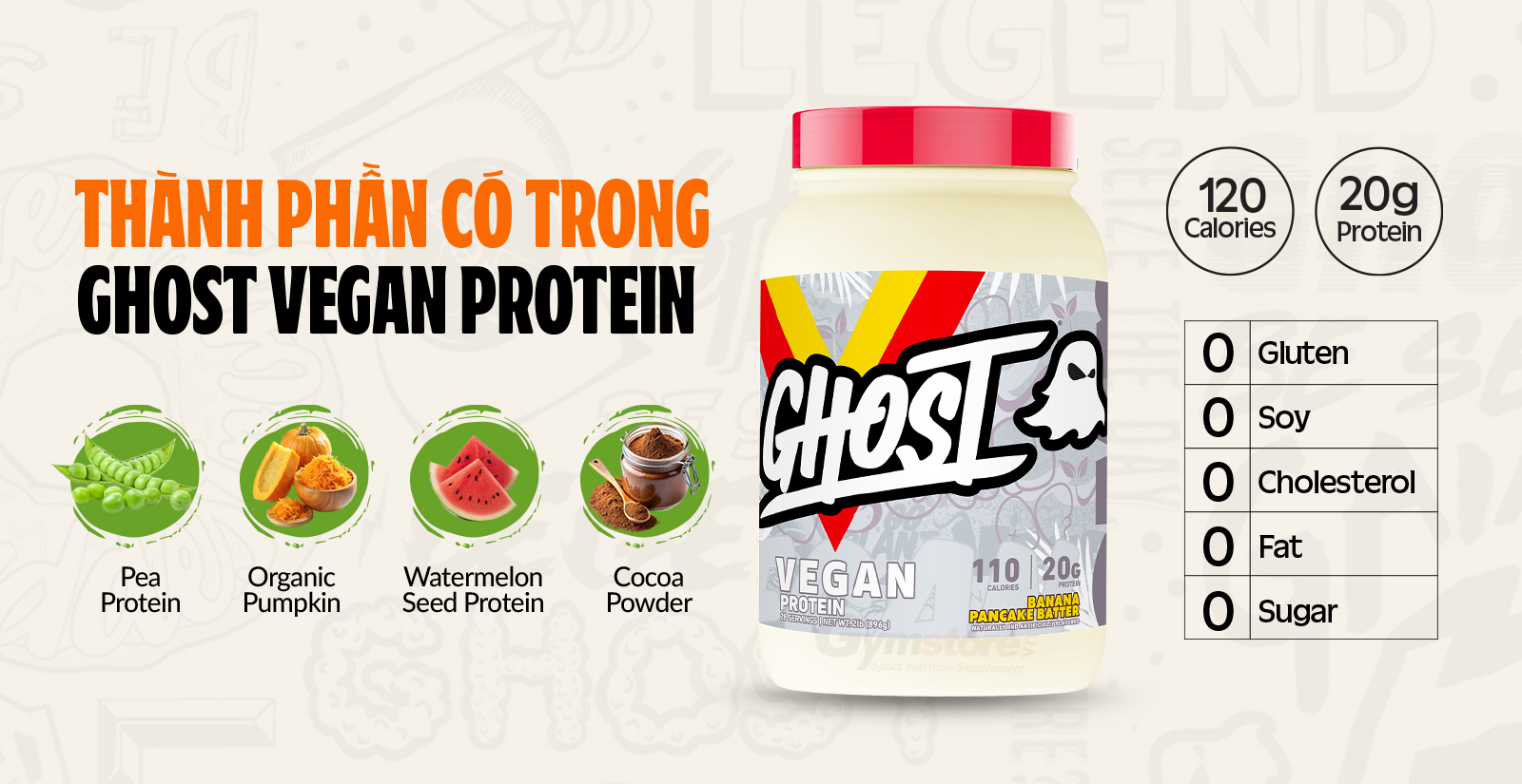 Ghost Vegan Thành Phần