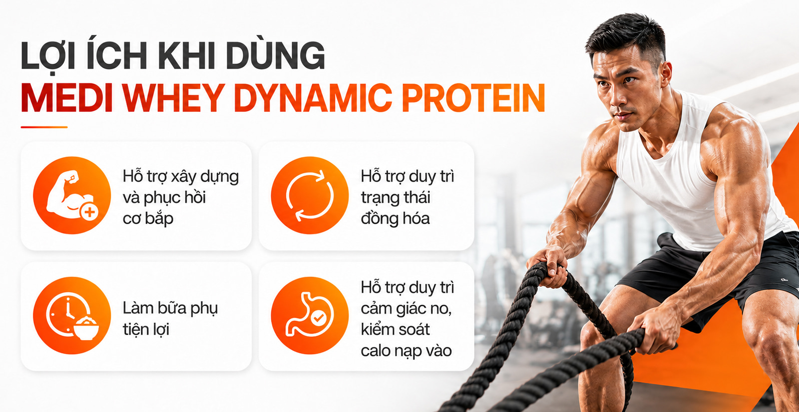 Medi Whey Dynamic Protein Lợi Ích