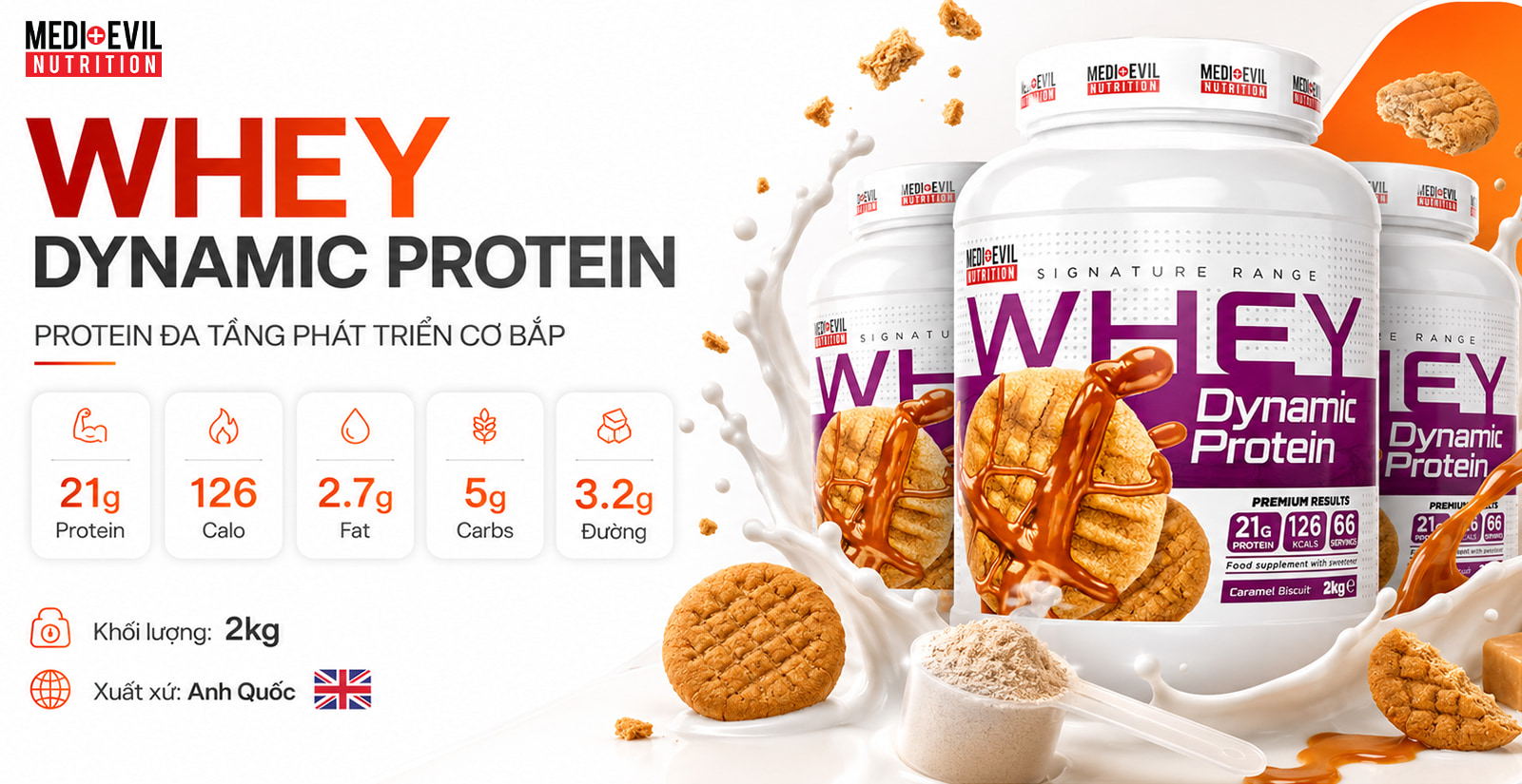 Evil Whey Dynamic Protein nổi bật