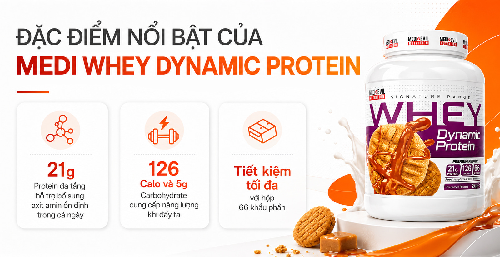 Evil Whey Dynamic Protein ưu điểm