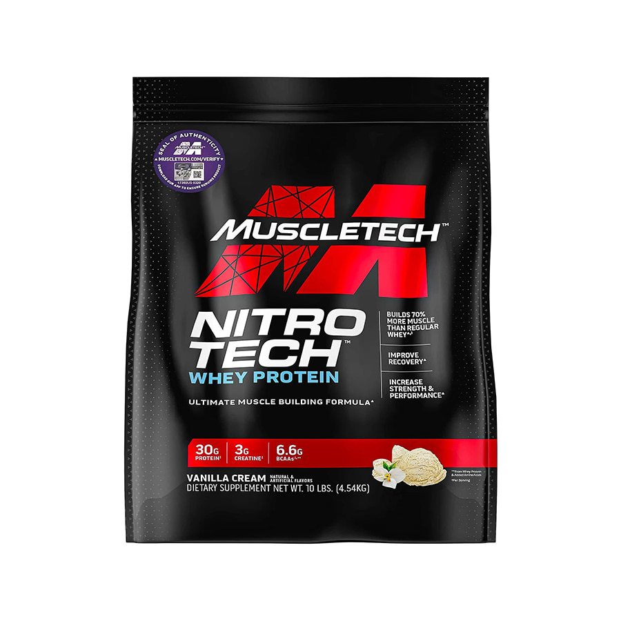 MuscleTech NITRO-TECH, 10 Lbs (4,54 Kg) Tem-phụ-NITROTECH-4lbs-gymstore