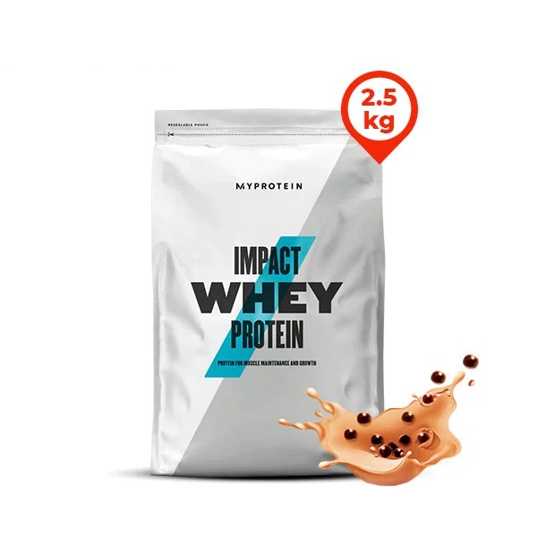 MyProtein Impact Whey Protein, 2.5 Kg (100 Servings) Impact-whey-protein-100-servings-mocha-flavor-gymstore