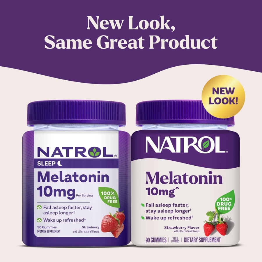 Kẹo ngủ Natrol Melatonin Sleep Gummies Kẹo ngủ Natrol Melatonin Sleep Gummies 10mg 45 Servings