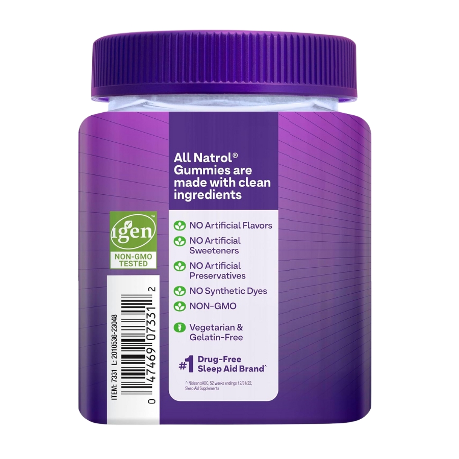 Kẹo ngủ Natrol Melatonin Sleep Gummies Kẹo ngủ Natrol Melatonin Sleep Gummies 10mg 45 Servings