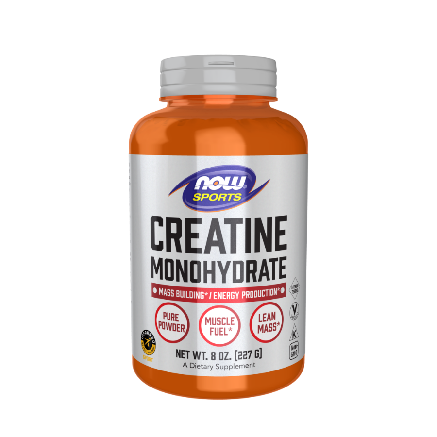 Now Creatine Monohydrate Powder now-creatine-monohydrate-600g-tang-hieu-suat-tap-gymstore
