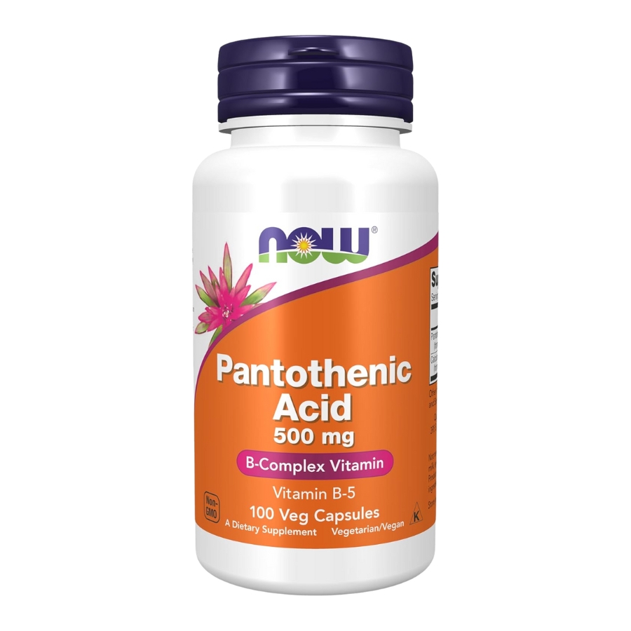 Now Pantothenic Acid 500 mg Now Pantothenic Acid 500 mg 250 Veg Capsules
