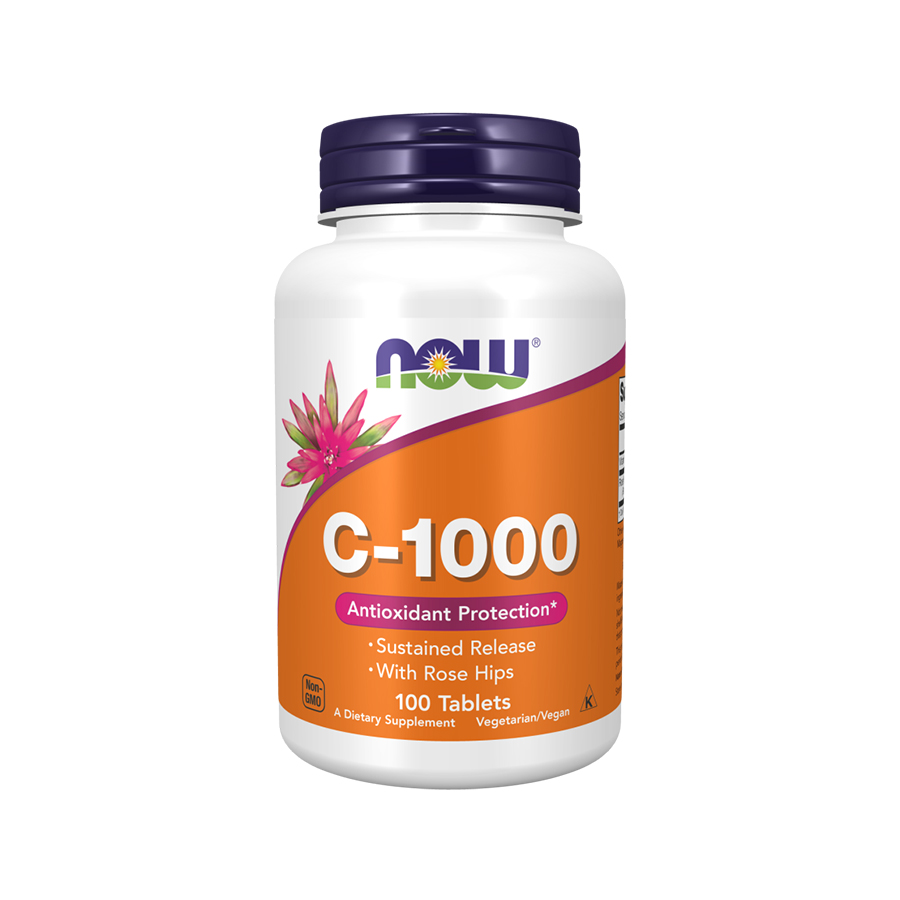 Now Vitamin C-1000 Sustained Release with Rose Hips now-vitamin-c-1000-sustained-release-250-tablets-gymstore