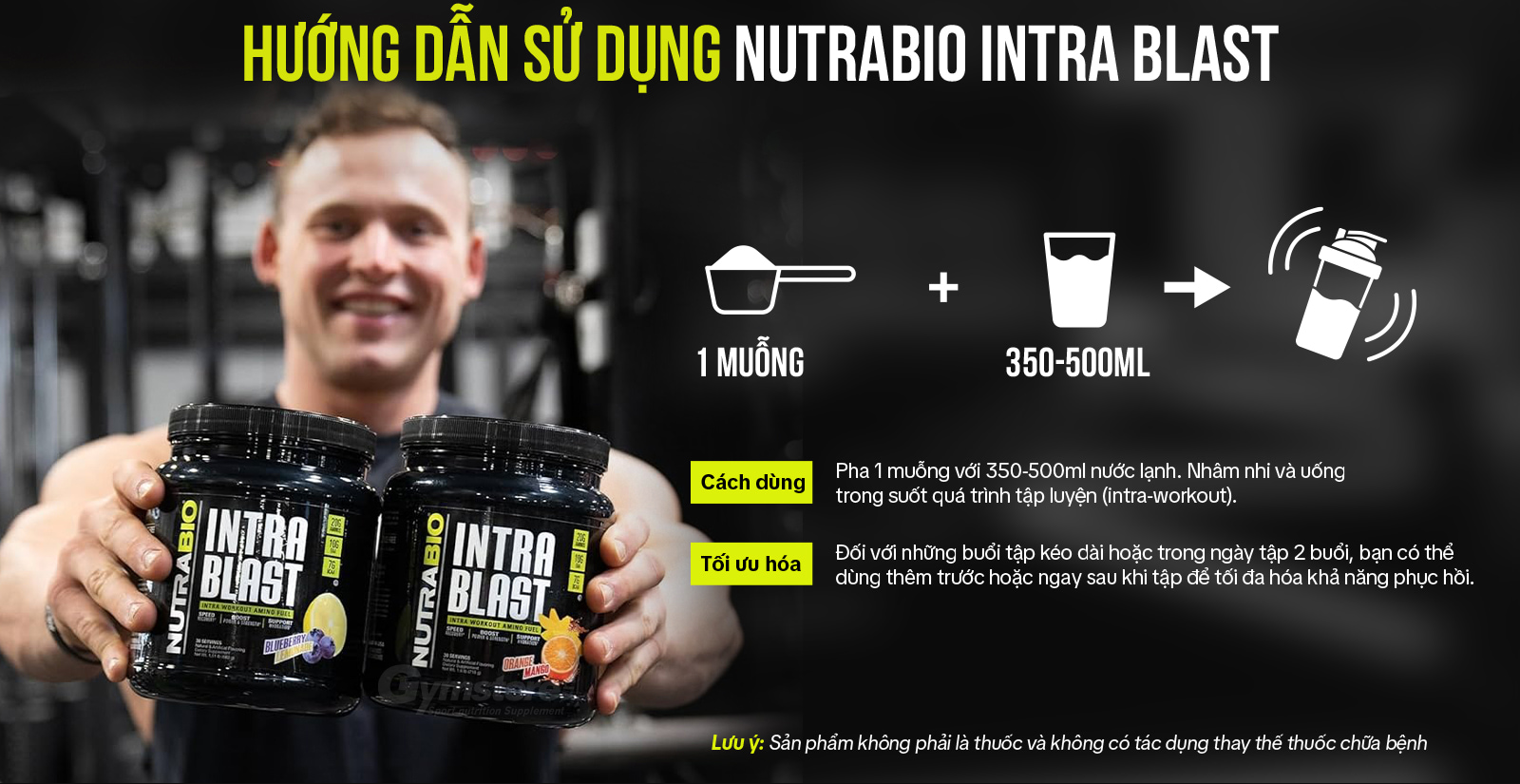 Nutrabio Intra Blast Cách Dùng