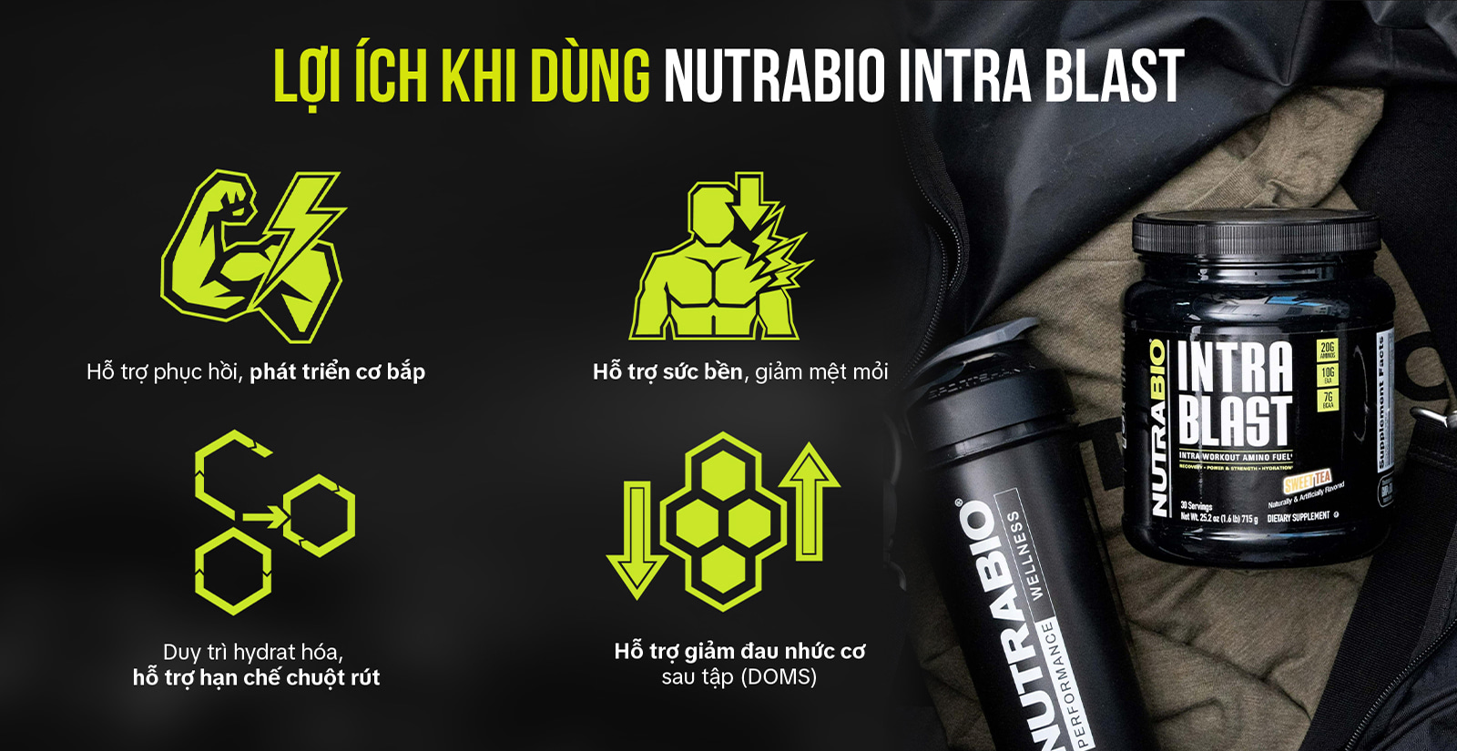 Nutrabio Intra Blast Lợi Ích