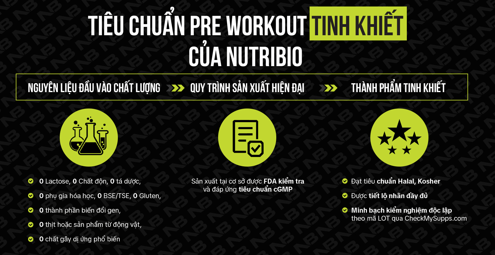 Nutrabio Pre Stim Free Minh Bạch